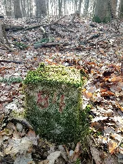 Kilometerstein Bei Hüttersdorf