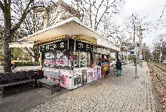 Kiosk, Stadtbahnhaltestelle Dürener Straße Gürtel, Köln Lindenthal 4829