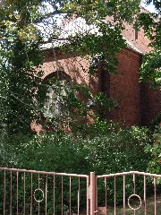Kirche Dabrun Choransicht Aussen Mit Nistschutz Im August 2020A