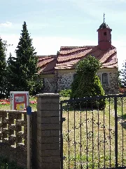 Kirche Ogkeln Nordansicht Mit Einfriedung Und Tor Im August 2020