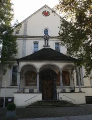 Kirche Sachseln Frontfassade
