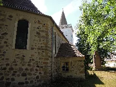 Kirche Trebitz Ostansicht Mit Apsis Und Nordanbau Im August 2020