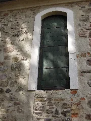 Kirche Trebitz Südfassade Östlichstes Chorlicht Im August 2020