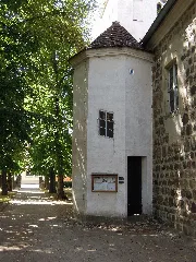 Kirche Trebitz Südfassade Und Anbau Mit Kirchzugang Im August 2020