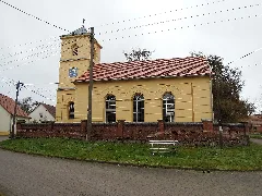 Kirche Woltersdorf Südansicht Ende Dezember 2019A