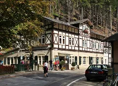 Kirnitzschtal Blick Auf Das Gasthaus Am Lichtenhainer Wasserfall Geo.hlipp.de 21025