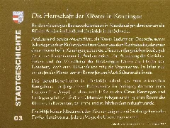 Klöster In Kenzingen, Tafel