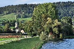 Kloster Fahr Unterengstringen Limmat 2011 09 06 19 13 12