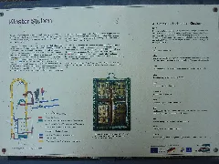 Klosterruine Stuben 05 Schautafel 02