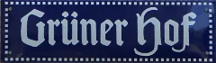 Köln Mauenheim Grüner Hof Straßenschild