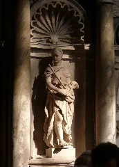 Köngen Peter Und Pauls Kirche Grabmal Albrecht Thumb Von Neuburg, Statue Rechts