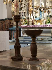 Koerbecke St Pancratius Baptismal Font