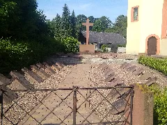 Kriegerdenkmal Ww1 (Kreuz) Und Ww2 (Einzelsteine) Sindolsheim
