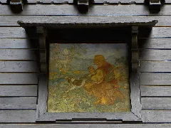 Lainzer Tiergarten Hl Hubertus Am Wohnhaus Und Kantinengebäude