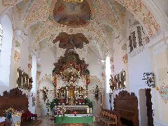 Langquaid Kirche Sankt Jakobus Chorraum