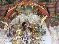 Langquaid Kirche Sankt Jakobus Hauptfigur Mit Engeln