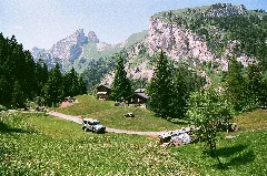 Le Col De Taney Au Dessus De Miex