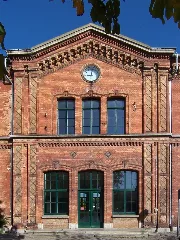 Malchin Bahnhofsportal