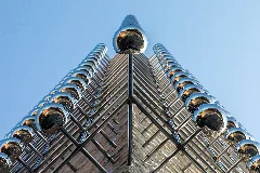 Münster, Lwl Museum Für Kunst Und Kultur, Lichtkunstwerk "Silberne Frequenz" 2020 6434