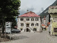 Nassereith, Straatzicht Karl Meyrstrasse Foto1 2014 07 24 13.13