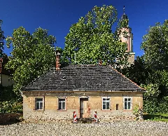 Nebengebäude Am Schloss Wolkenburg Und St. Mauritiuskirche. Sachsen 2H1A9669Wi