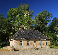Nebengebäude An Der St. Mauritiuskirche In Wolkenburg Kaufungen, Sachsen 2H1A9660Wi