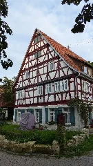 Nehren (Württemberg), Gehöft Wertstr. 8 Giebelansicht
