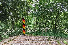 Neiße Malxetal Pusack Former Neisse Bridge Border