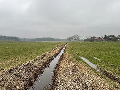 Niemegk Lühnsdorf Lünsdorfer Bach Blick Nach Westen