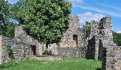 Nippenburg Ruine Burghof