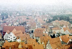 Nördlingen, Blick Vom Turm St.georg Nach Osten