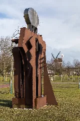 Norderney, Skulptur Friesische Sonne 2018 1035