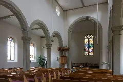 Oberentfelden Kirche Innen Perspektivisch