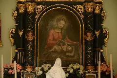 Oberlienz Maria Trost Kapelle Altarbild Maria Mit Kind