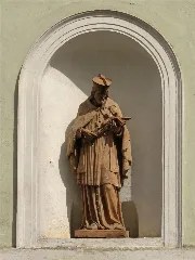 Pfarrhof In Altenmarkt Nischenfigur Johannes Nepomuk