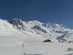 Piz Grevasalvas As Seen From Tgavretga