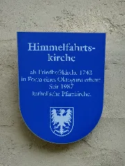 Plaque At Ascension Church In Arnstadt 1