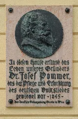 Plaque Josef Pommer, Mürzzuschlag 01
