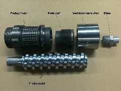 Presskammer Beschriftet Deutsch