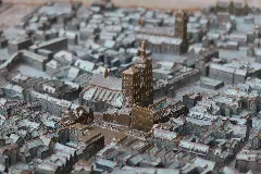 Rathaus Und St. Nikolai Kirche Im Tastmodell Der Stralsunder Altstadt 2024 08 27