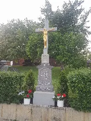Restauriertes Wegkreuz An Der Engener Straße In Watterdingen