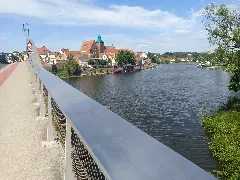 Sandauer Brücke & Havelberg & Řeka Havel, Havelberg, Zemský Okres Stendal, Spolková Země Sasko Anhaltsko, Německo 2026