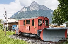 Sbb Bautraktor Tm Ii Nr. 631 Mit Schneeräumschilden