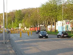 Straße Kielseng Während Der Teilsperrung Im April 2014 (Flensburg), Bild 13