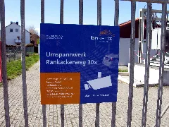 Umspannwerk Rankackerweg Der Bnnetze In Freiburg Haslach (Haid)