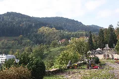 Weisenbach, Friedhof In Der Landschaft