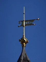 Wetterfahne Auf Dem Gemeindehaus In Grumbach (Schmalkalden)
