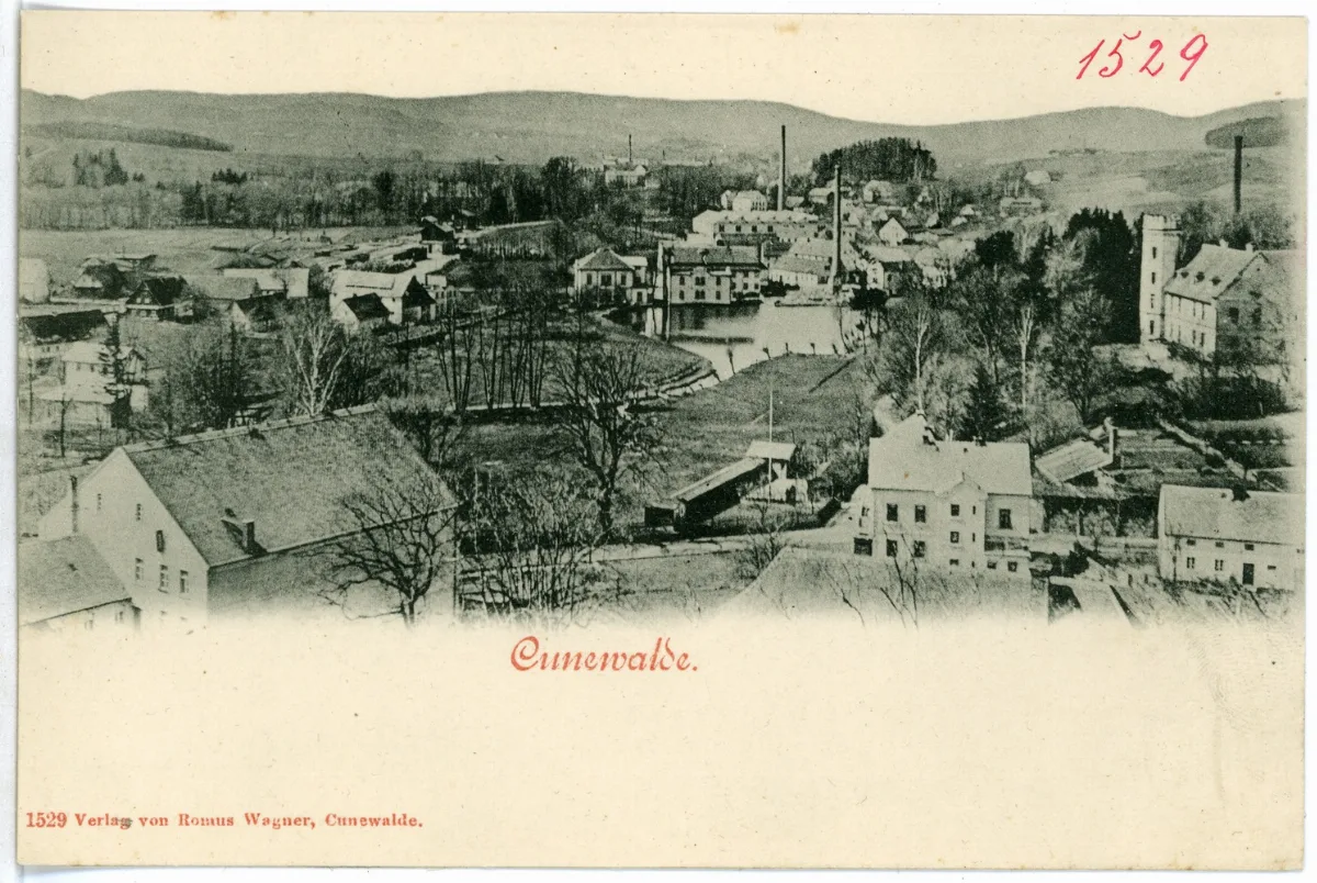 01529 Cunewalde 1901 Blick Auf Cunewalde Brück & Sohn Kunstverlag