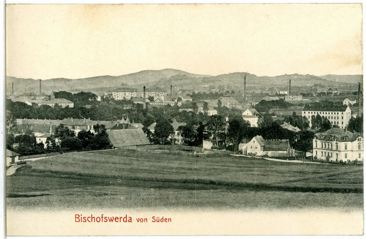 04151 Bischofswerda 1903 Blick Nach Bischofswerda Von Süden Brück & Sohn Kunstverlag