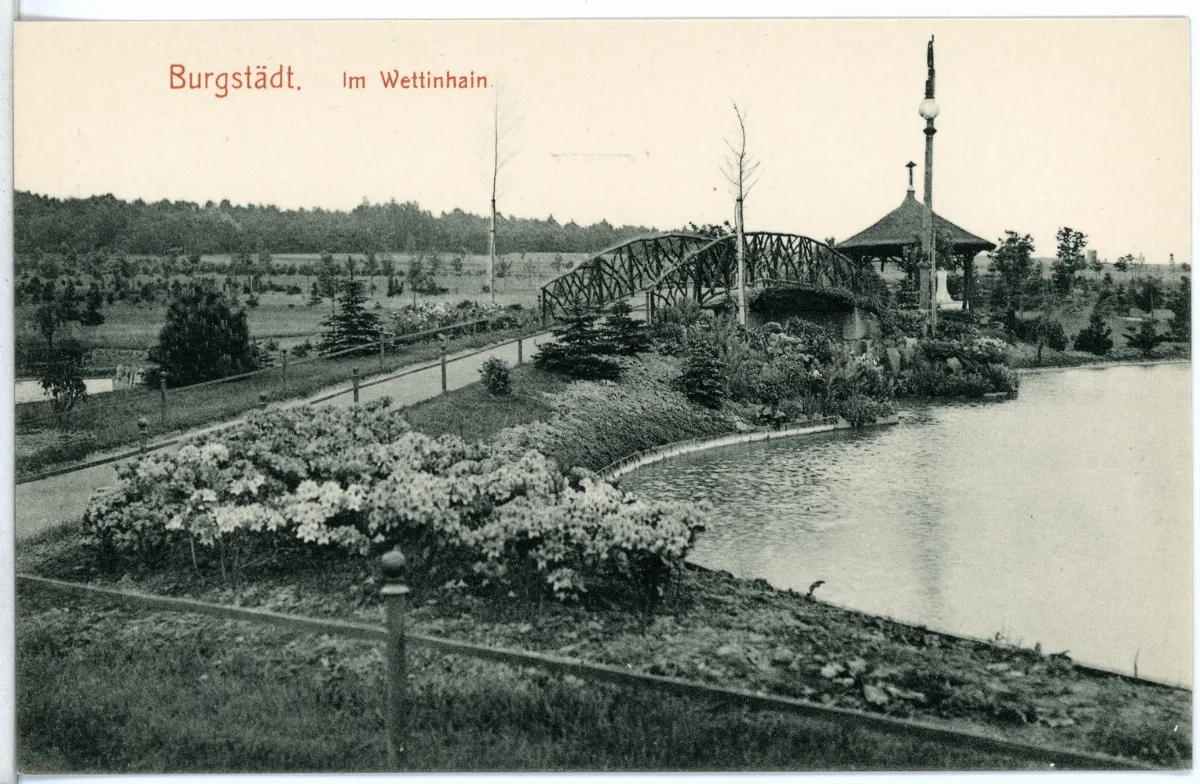 12283 Burgstädt 1910 Im Wettinhain Brück & Sohn Kunstverlag